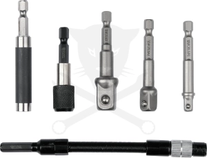 Adapter készlet 1/4"-3/8"-1/2"-1/4" 6 db-os készlet - Yato