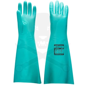 Alkatrészmosó Kesztyű 0,55 mm vastagság Nitril 48 cm 11/XXL Portwest