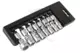 Dugókulcs - crowafej készlet 3/8" 6 lapú CSUKLÓS 8 db-os 10-19 mm -TS20