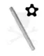 Bit ötágú torx T-50 88 mm lyukas Genius