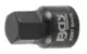 Féknyeregkulcs 6 lapú 1/4" extra rövid imbusz 9 x 20 mm Mercedes"M","R"