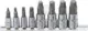Rátűzőkulcs 8 db-os készlet 1/4"-3/8" Imbusz 3-10 mm tartósínen