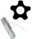 Bit ötágú torx T-30 30 mm lyukas Genius