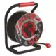 Kábeldob 50 m - IP44 gumi kábel 3 x 1.5 mm2 - 3000W Fekete