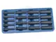 Tálcás Genius dugókulcs, gépi készlet 12 lapú hosszú 1/2" 17 db-os 1/3