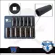 Lok-Typ Légkulcsfej készlet 3/8" 12 db-os spec.6 lap hosszú 8-19 mm-Welzh