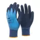 Kesztyű - szerelőkesztyű - Latex kék L-es 9-es