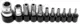 Bit készlet 11 db-os hatágú lyukas torx 1/4"+ 3/8" bitek + befogók - BGS