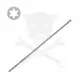 Rátűzőkulcs - crowa+bit 1/4" torx T30 x 400 mm extra hossz.