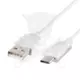 USB töltőkábel - C - fehér 2.1A - 1m - Home
