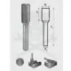 Turbómaró 10 x 20 mm hengeres, homlokfogazással, ZYAS 1020/S6 MX