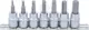 Rátűzőkulcs - crowa+bit készlet 3/8" Imbusz 7 db-os 3-10 mm - BGS