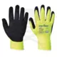 Kesztyű - szerelőkesztyű - Latexhab tenyér Fluo-Sárga  7 / S