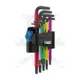 Torx kulcs készlet 9 részes T8 - T40 színkódolt - Wera