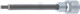 Rátűzőkulcs - crowa+bit 1/2" torx T30 x 140 mm hosszú - BGS