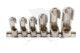 Dugókulcs - crowafej készlet 3/8" speciális végig nyitott 10-19 mm LASER