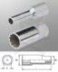 Dugókulcs - crowafej 1/2" 12 szög hosszú 24 mm Genius