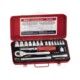 Dugókulcs készlet 1/4" - 3/8" belső E-torx E4-E20 19 db-os Genius