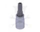 Rátűzőkulcs - crowa+bit 1/4" torx, furatos TPX20