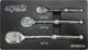 Crowa racsnis kulcs készlet 3 db-os 90 fogas 1/2"-3/8"-1/4" - SP Tools