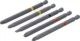 Bit készlet 5 db-os 1/4" 110 mm PH/PZ/SL - BGS