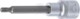 Rátűzőkulcs - crowa+bit 1/2" torx T30 hosszított - BGS