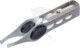 Csipesz 100 mm egyenes-lapos, rozsdamentes acél LED-es - BGS