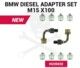 Nyomásteszter PressureDiag-hoz Adapter: BMW diesel adapter klt M15x100