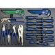 Tálcás SP Tools "M" Fogó + csavarhúzó készlet 35 db-os
